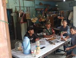 Babinsa Komsos di Hari Libur Bersama Warga Binaan 