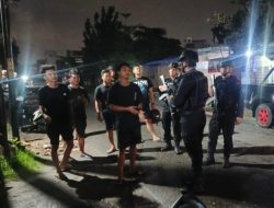 Patroli Humanis Brimob Sumut Menyapa Kota Medan, Malam Aman Warga Nyaman