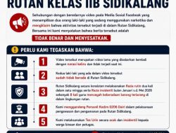 Viral Video di Facebook Disebut Menyesatkan, Rutan Sidikalang Buka Fakta Sebenarnya