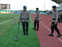 Jelang Laga Filipina Vs Australia, Gegana Brimob Polda Sumut Sterilisasi Stadion Madya untuk Pastikan Keamanan ASEAN U-19 Boys’ Championship 2026