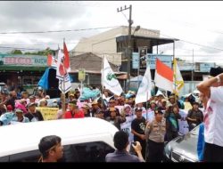 Kunjungan Menteri Kependudukan dan Kepala BKKBN di Dairi Diwarnai Aksi Demonstrasi Tolak Izin Lingkungan PT DPM