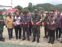 Pangdam I/BB Resmikan Jembatan Bailey di Desa Hutagalung Siwaluompu 