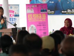 Ny. Astita Effendi Napitupulu Hadiri Monitoring dan Evaluasi IVA Test oleh TP PKK Sumut di Puskesmas Tandang Buhit Balige