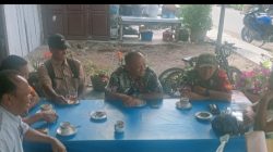 Pelda R Siringoringo Komsos dengan Warga dan Pantau Wilayah Binaan