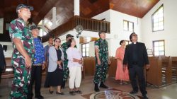 Pangdam I/BB Tinjau Sumur Bor dan Rehab Gereja Program Karya Bakti di Toba