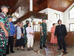 Pangdam I/BB Tinjau Sumur Bor dan Rehab Gereja Program Karya Bakti di Toba