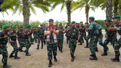 Pangdam I/BB Kunjungi Kipan-A Yonif 125/SMB, Perkuat Moril dan Soliditas Prajurit