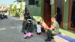 Jalin Silahturahmi Dengan Baik, Babinsa Serengan Komsos Dengan Warga Binaan