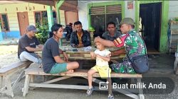 Babinsa Serda O Nainggolan Manfaatkan Komsos di Hari Libur Bersama Warga Binaan