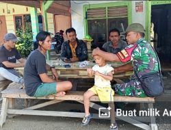 Babinsa Serda O Nainggolan Manfaatkan Komsos di Hari Libur Bersama Warga Binaan