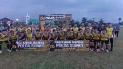 Semangat Bhayangkara Presisi Menggema di Final POR Polda Sumut, Polres Toba Sabet Gelar Juara