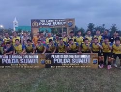 Semangat Bhayangkara Presisi Menggema di Final POR Polda Sumut, Polres Toba Sabet Gelar Juara