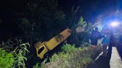 Kecelakaan Maut di Toba, Pengendara dan Penumpang Motor Tewas, Supir Dump Truk Kabur