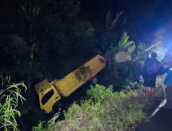 Kecelakaan Maut di Toba, Pengendara dan Penumpang Motor Tewas, Supir Dump Truk Kabur