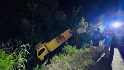 Kecelakaan Maut di Toba, Pengendara dan Penumpang Motor Tewas, Supir Dump Truk Kabur