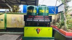 Presiden RI dan Kepala Staf Angkatan Darat Hadir untuk Rakyat,Melalui Satgas Yonif 123/Rajawali Bangun Sumur Bor di Mesjid Nurul Falah Kepi