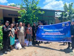 Brimob Polda Sumut Tebar Kepedulian Lewat Jumat Berkah dan Minggu Kasih, Bagikan Sembako hingga Makanan Gratis