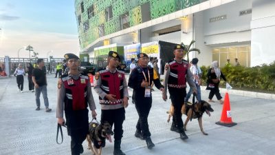 Dihadiri Jokowi dan Disaksikan 20 Ribu Penonton, Pengamanan Polda Sumut pada Laga Indonesia vs Vietnam Berjalan Optimal