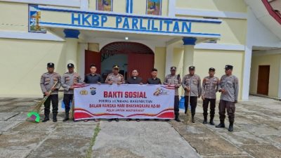Semangat Peduli, Polres Humbahas Pererat Sinergi Lewat Bakti Sosial Religi