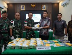 Gagalkan Peredaran Narkoba Skala Besar, Kodam XII/Tpr Amankan 21,4 Kg Sabu dan Serahkan WNA Malaysia ke BNNP Kalbar. 
