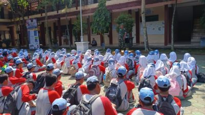 Koramil Klego Gembleng 300 Siswa SMKN 1 Klego, Tanamkan Disiplin dan Jiwa Nasionalisme