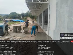 Progres Perkembangan Pembangunan KDKMP di Desa Hutagaol Peatalun Balige Mencapai 77,84 Persen