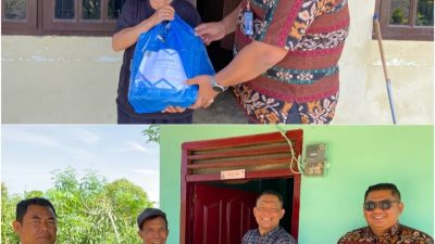 Jumat Berkah, Rutan Sidikalang Tebar Kepedulian dengan Bagikan Paket Sembako Untuk Warga
