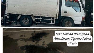 Mobil Box Milik Mafia BBM Ditangkap Polres Gowa, LIN Berikan Apresiasi Kanit Tipidter Ungkap Pelaku Utama