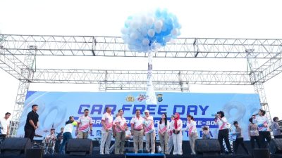 Polda Sumut Sulap Car Free Day Jadi Pesta Rakyat HUT Bhayangkara ke-80, Ribuan Warga Padati Lapangan Merdeka