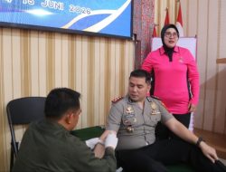 Bakti Kesehatan Polres Humbahas, Donor Darah Untuk Kemanusiaan