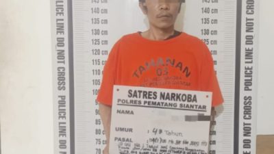 Pemilik Ganja 12,36 Gram Berhasil Diamankan Polres Pematangsiantar di Jalan Merbou