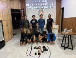 Respons Cepat Laporan 110, Timsus Geng Motor Polres Asahan Amankan Remaja Diduga Terlibat Tawuran Bersenjata