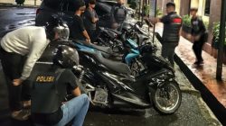 Saat Patroli, Polres Pematangsiantar Amankan Tiga Sepedamotor Knalpot Brong