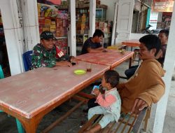 Suasana Keakraban Babinsa Koramil 16/Laguboti Bersama Warga Binaan