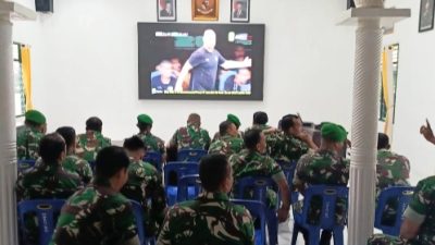 Pererat Keakraban dan Kebersamaan, Kodim 0210/TU Kembali Gelar Nobar Sepak Bola Gembira Piala Dunia 2026 Bersama Masyarakat