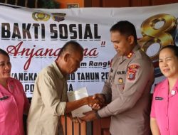 Polres Toba Hadir dengan Kepedulian, Salurkan Bantuan Sosial untuk Personel Sakit Menahun dan Masyarakat