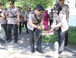 AKBP Restu Wijayanto Pimpin Upacara Ziarah Pahlawan, Teguhkan Semangat Pengabdian Polri