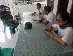 Pelihara Hubungan Baik Yang Harmonis, Danramil 16/Laguboti Kunjungi Warga Desa Binaan