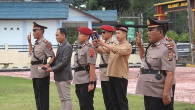 Tiga Pejabat Polres Humbahas Berganti