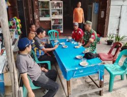Babinsa Koptu A Lumbantoruan: Wujudkan Keakraban dengan Warga di Desa Gasaribu 
