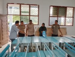 Usai Resmikan Fasilitas, Bhayangkari Sumut Salurkan 140 Set Meja dan Kursi untuk SD Terpencil di Karo