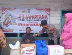 Anjangsana Polres Humbahas, Pererat Silaturahmi dan Berbagi di HUT Bhayangkara
