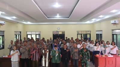 Doa Menyatukan Harapan, Polres Toba Gelar Doa Bersama Lintas Agama Sambut Hari Bhayangkara ke-80