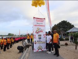 Meriahkan HUT Bhayangkara Ke-80, Polres Toba Bersama Forkopimda dan Masyarakat Gelar Olahraga Bersama