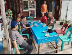 Koptu A Lumbantoruan Jalin Silahturahmi Bersama Warga Binaan