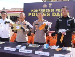 Polres Dairi Ringkus 38 Tersangka dari 29 Kasus Narkoba Periode April – Juni 2026, Kapolres : Mari Kita Sinergi Berantas Narkoba