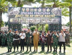 Wakapolres Toba Hadiri Penutupan Karya Bakti TNI AD Untuk Rakyat Tahun 2026