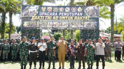 Wakapolres Toba Hadiri Penutupan Karya Bakti TNI AD Untuk Rakyat Tahun 2026