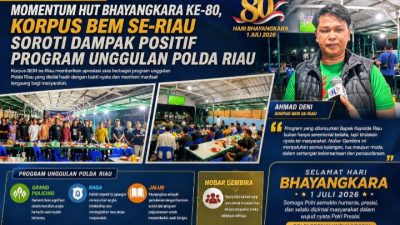 Korpus BEM se-Riau Apresiasi Kepemimpinan Kapolda Riau, Program Unggulan Dinilai Mampu Menjawab Kebutuhan Masyarakat