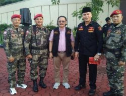 Hari Bhayangkara ke-80, Ketua DPD GRIB Jaya Riau Martin Purba Hadiri Upacara di Polda Riau